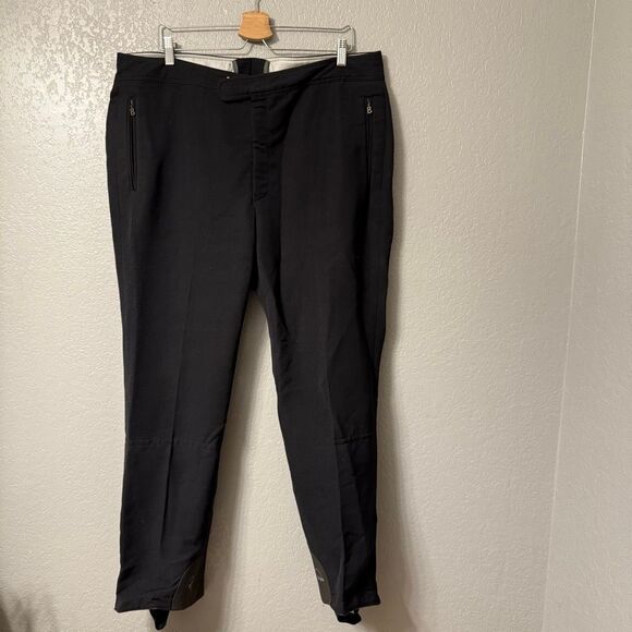 Bogner Men’s Wool Blend Vintage Ski pants with Stirrups Black - Picture 1 of 11